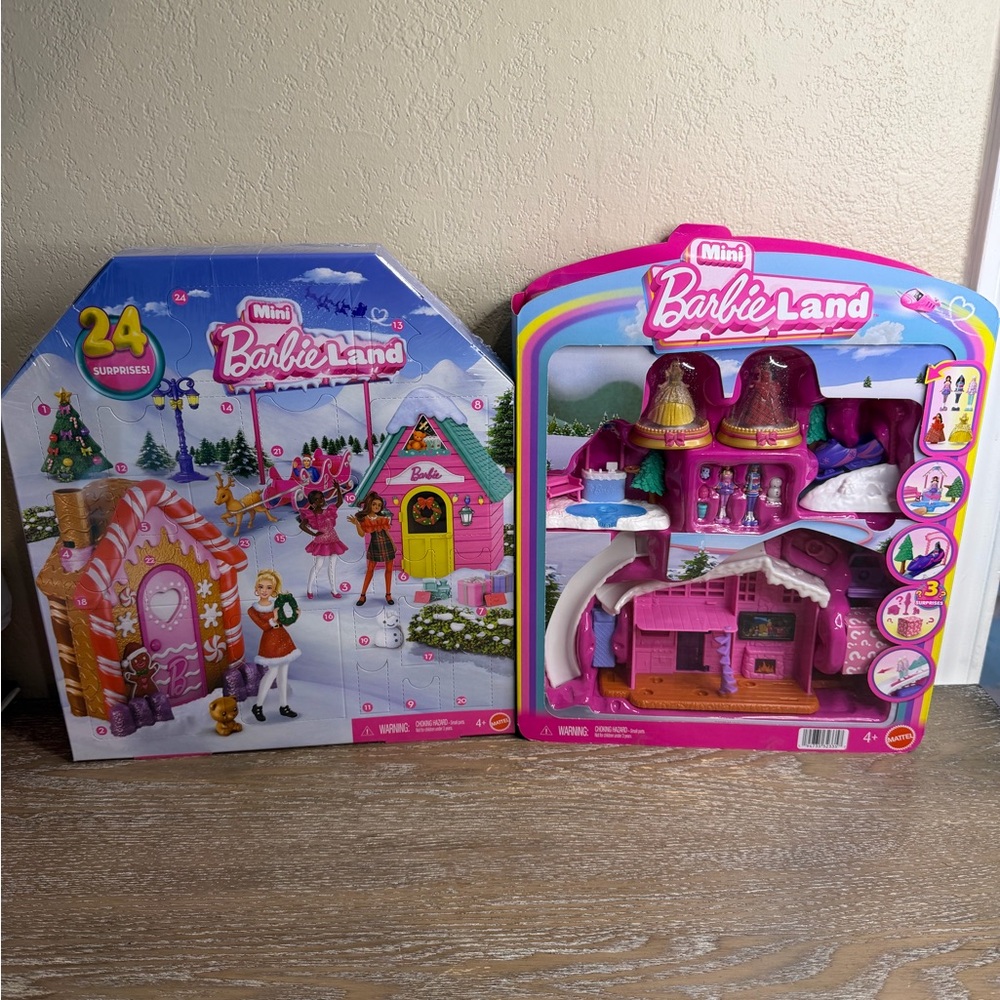 Mattel - Barbie Mini Barbieland Advent Calendar & Mini Barbie Land Set